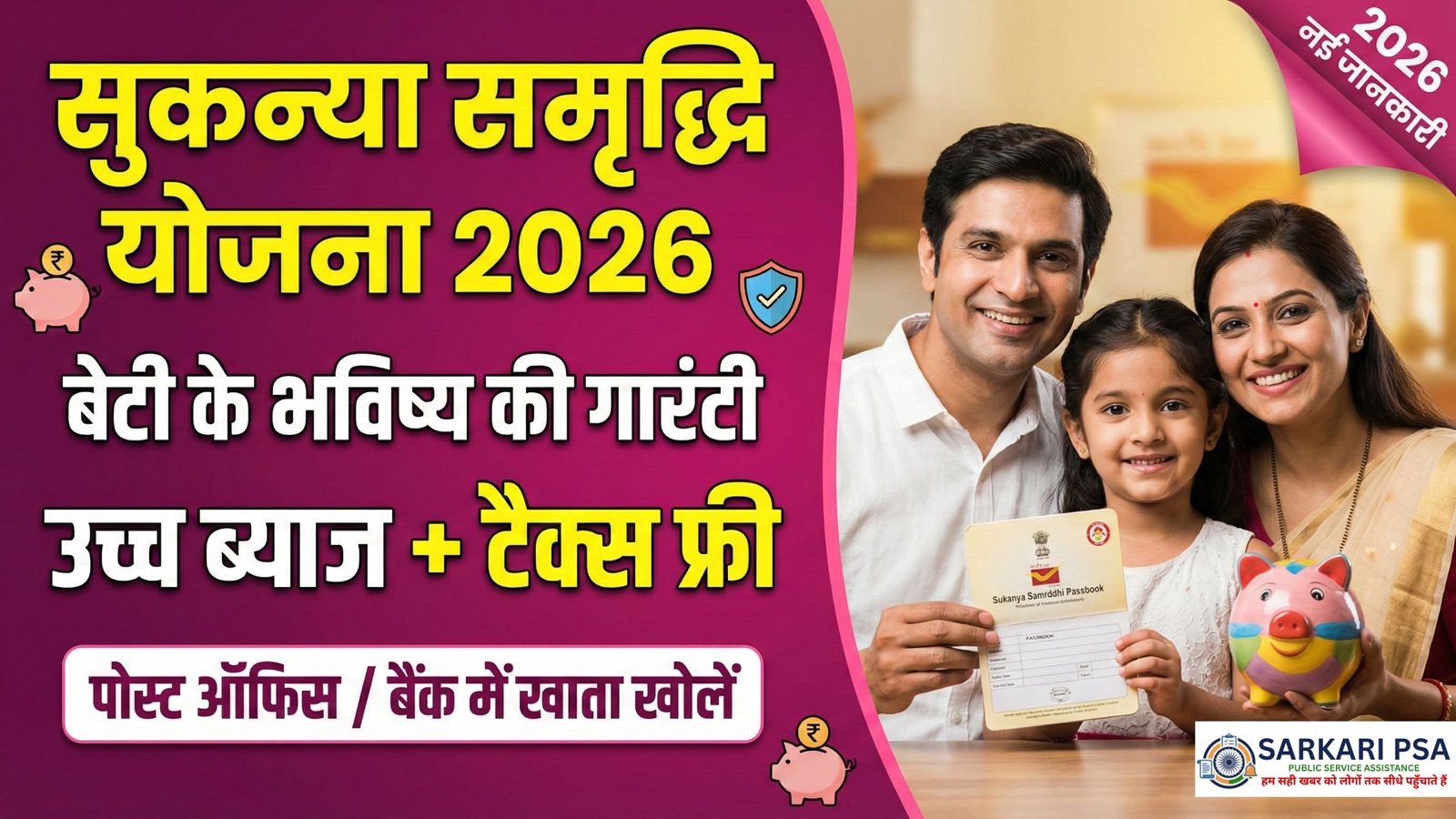 Sukanya Samriddhi Yojana 2026